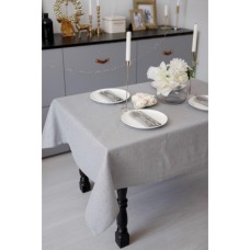 Скатертина Прованс святкова Перлина Silver 132х180 см (037594)