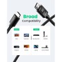 Кабель мультимедійний HDMI M to HDMI M 10.0m 4K30Hz braided HD119 black Ugreen (40104)