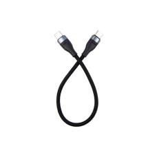 Дата кабель USB-C to USB-C 0.25m black Dengos (NTK-TC-TC-SHRT-BLACK)