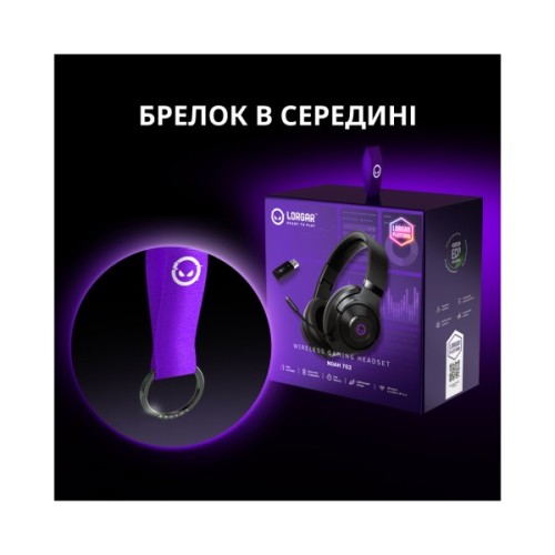 Навушники Lorgar Noah 702 Black (LRG-GHS702)