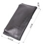 Гаманець Grande Pelle З монетницею зовні з натуральної шкіри Чорний (11646)