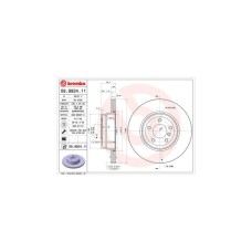 Гальмівний диск Brembo 09.9924.11