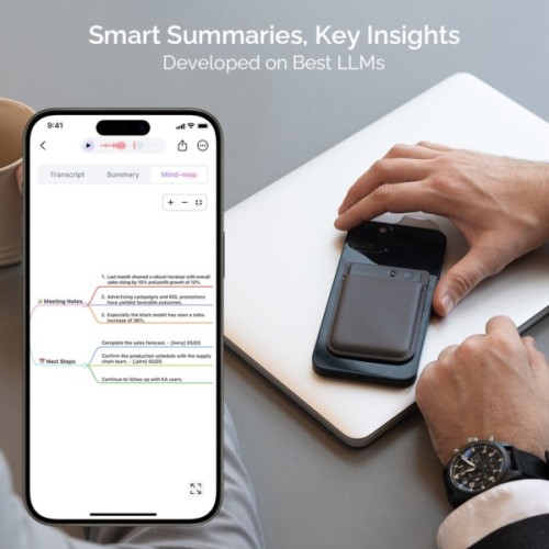 Цифровий диктофон PLAUD AI Note Black (NB-100-BL)