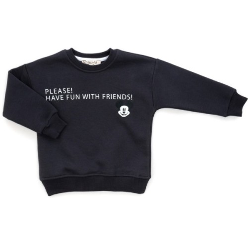 Спортивний костюм дитячий Smile флисовий (23163-110B-gray)