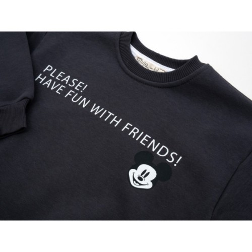 Спортивний костюм дитячий Smile флисовий (23163-110B-gray)