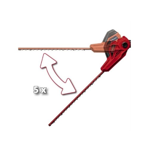 Кущоріз Einhell телескопічний GC-HH 5056 500Вт, 56/47мм, шаг 20мм, штанга 1.7-2.5м (3403870)
