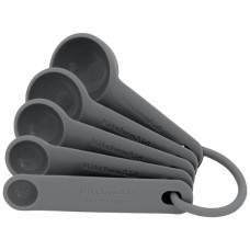 Аксесуар кухонний KitchenAid Набір мірних ложок Coreline, 5 шт, сірий (KQG057OHCGG)
