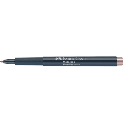 Маркер Faber-Castell металік для декору Metallics Marker Kissed by a rose, M (1,5 мм), колір рожевий (32024)