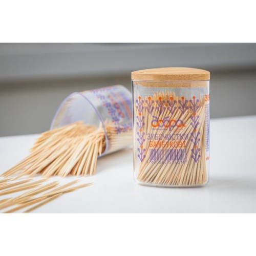 Зубочистки Добра Господарочка Бамбукові Колекція Вибійка 350 шт. (4820086524018)