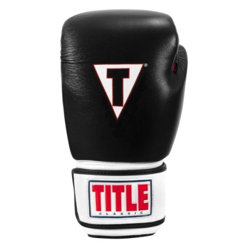 Боксерські рукавички Title Classic Leather 2.0 Black/White/Red XXL 18 oz (CSBGL2 XX BK/WH/RD)