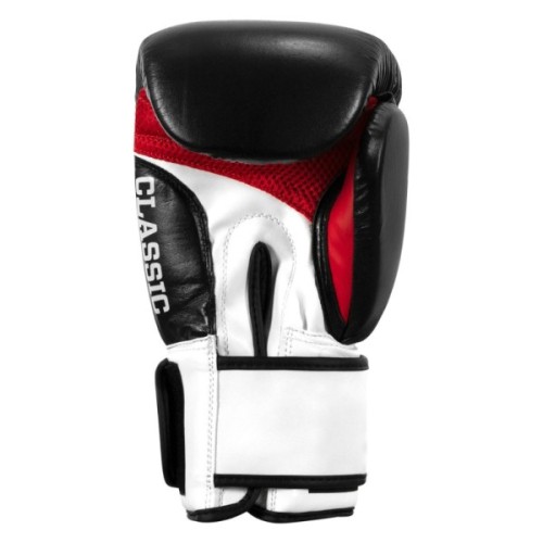 Боксерські рукавички Title Classic Leather 2.0 Black/White/Red XXL 18 oz (CSBGL2 XX BK/WH/RD)