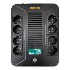 Пристрій безперебійного живлення GEAR GU-1000PLUS6 600W (GU-1000PLUS6)