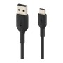 Дата кабель USB 2.0 AM to USB-C 1.0m PVC black Belkin (CAB001BT1MBK)