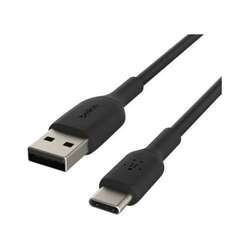 Дата кабель USB 2.0 AM to USB-C 1.0m PVC black Belkin (CAB001BT1MBK)