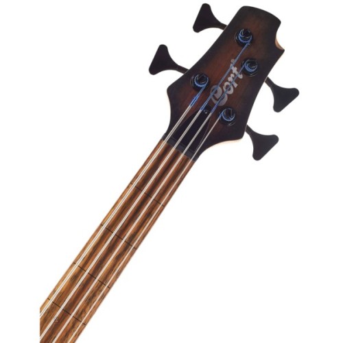 Бас-гітара Cort B4FL MHPZ (Open Pore Trans Black Burst)