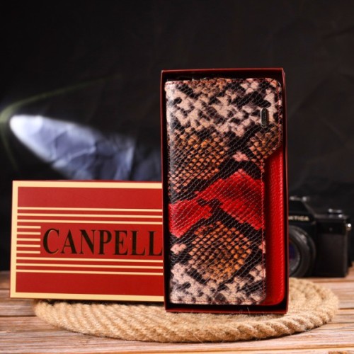 Портмоне Canpellini З натуральної шкіри Різнобарвне (21541)