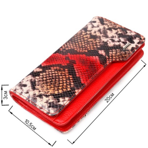 Портмоне Canpellini З натуральної шкіри Різнобарвне (21541)