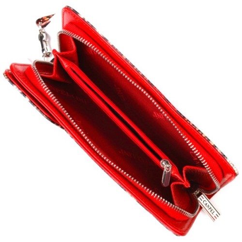 Портмоне Canpellini З натуральної шкіри Різнобарвне (21541)