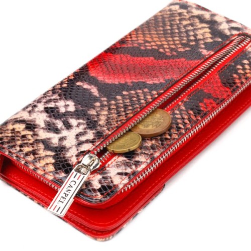 Портмоне Canpellini З натуральної шкіри Різнобарвне (21541)