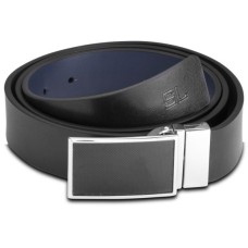 Ремінь Semi Line Чоловічий Шкіряний Black/Blue (DAS303134)
