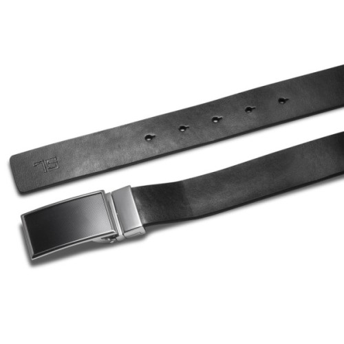 Ремінь Semi Line Чоловічий Шкіряний Black/Blue (DAS303134)