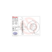 Гальмівний диск Brembo 09.A758.11