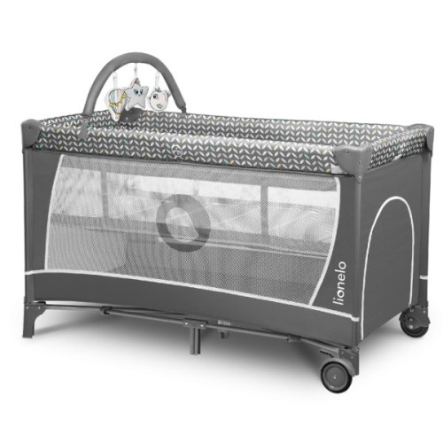 Дитячий манеж Lionelo Flower Grey Scandi (LO-FLOWER GREY SCANDI)