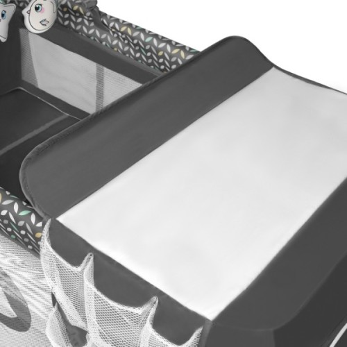 Дитячий манеж Lionelo Flower Grey Scandi (LO-FLOWER GREY SCANDI)