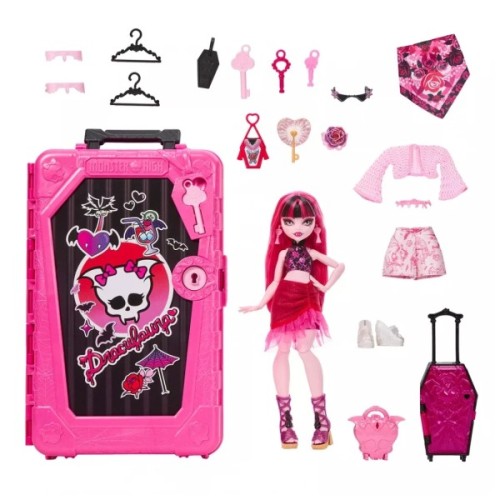 Лялька Monster High Набір-сюрприз Кошмарні канікули Жахо-секрети Дракулори (JDR50)