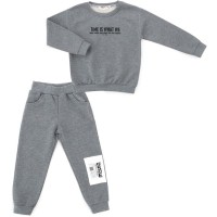 Спортивний костюм дитячий Breeze на манжетах (18372-110B-gray)