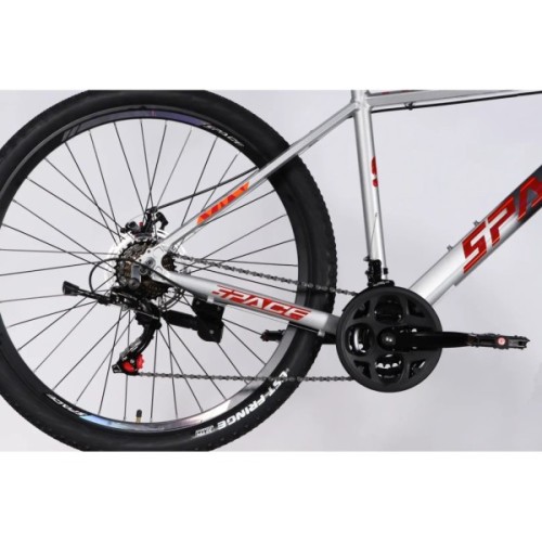 Велосипед Space 27.5" PHAETON DD FR рама-19" AL 2026 сіро-сріблястий (OPS-SP-27.5-088)