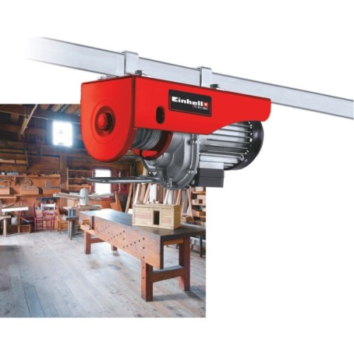 Лебідка Einhell тельфер TC-EH 500, 1000Вт до 500кг, трос 12м. 15кг (2255140)