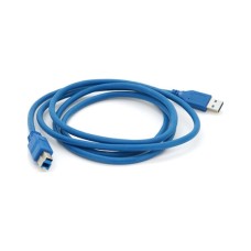 Кабель для принтера USB 3.0 AM/BM 1.8m blue Voltronic (YT-3.0AM\BM-1.8BL)