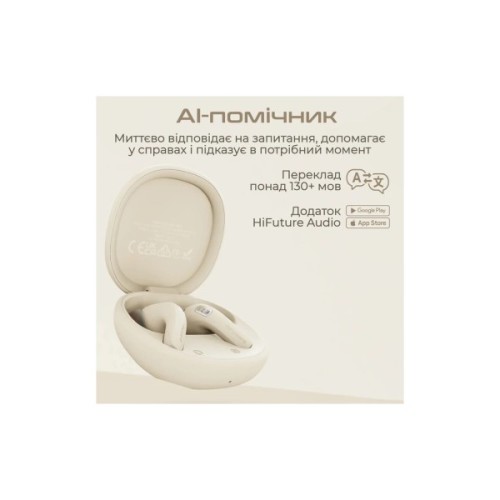 Навушники HiFuture FlyBuds4 AI Matcha Green (flybuds4-ai.matchagreen)