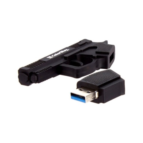 USB флеш накопичувач ColorWay Pistol 64 GB 3.0 Black (CW-USBPL64)