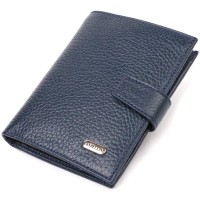 Гаманець Canpellini З натуральної шкіри Флотар Синій (21735)