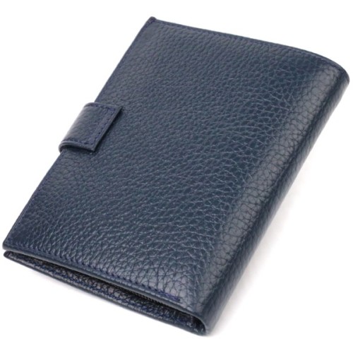 Гаманець Canpellini З натуральної шкіри Флотар Синій (21735)