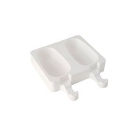 Форма для морозива Silikomart серія "Gelateria" Ескімо Класичне 2 форми - 4 шт, 50 паличок (SET GEL01/B)
