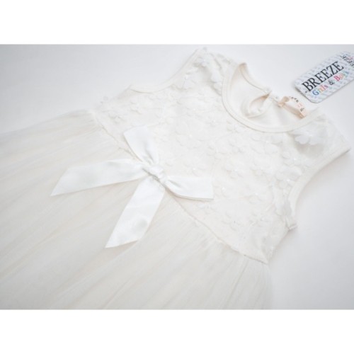 Плаття дитяче Breeze святкове з фатиновою спідницею (17864-116G-cream)
