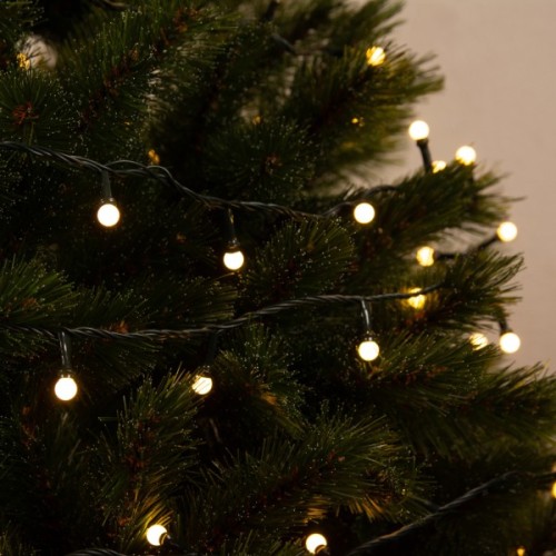 Гірлянда Chomik Кульки-змійка 200 LED 16 м, теплий білий, IP44, від мережі (5900779880146)
