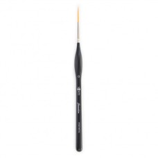 Пензлик для малювання Santi синтетика Sensation, коротка вигнута ручка, лайнер, №0 (310761)