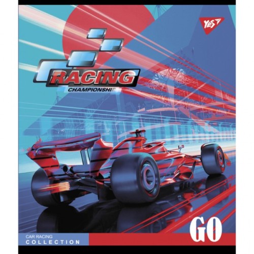 Зошит Yes А5 Racing championship 96 аркушів клітинка (766897)