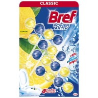 Туалетний блок Bref Сила Актив Лимон 4 х 50 г (9000101308969/9000101308907)