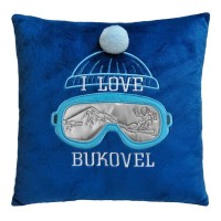 М'яка іграшка Tigres Подушка I love Bukovel (ПД-0480)
