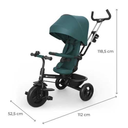 Дитячий велосипед Kinderkraft Aston 2 Plus Green (KRASTO02GREPL00) (5902533929917)