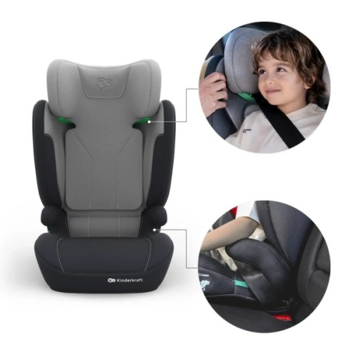 Автокрісло Kinderkraft i-Spark 2 Plus i-Size Grey (KCISPA02GRYPL00) (5902533931484)