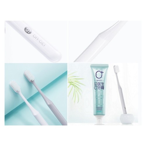 Зубна щітка Xiaomi Doctor B White середньої жорсткості (6970763911087/6973925922846)