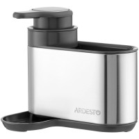 Дозатор для рідкого мила Ardesto Minimalism Органайзер для миючих засобів Сірий (ARHB3102GS)