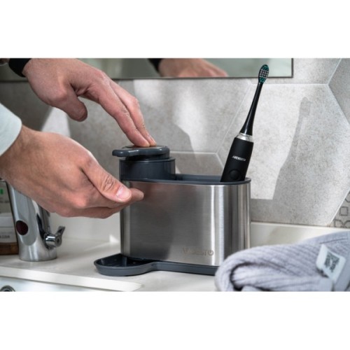 Дозатор для рідкого мила Ardesto Minimalism Органайзер для миючих засобів Сірий (ARHB3102GS)