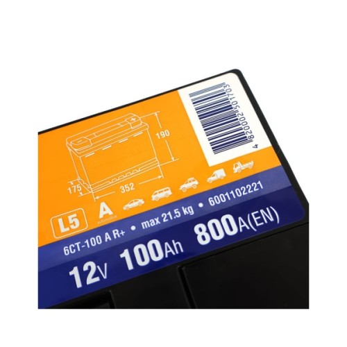 Акумулятор автомобільний ISTA Optima 100Ah 800A R+ (L5)